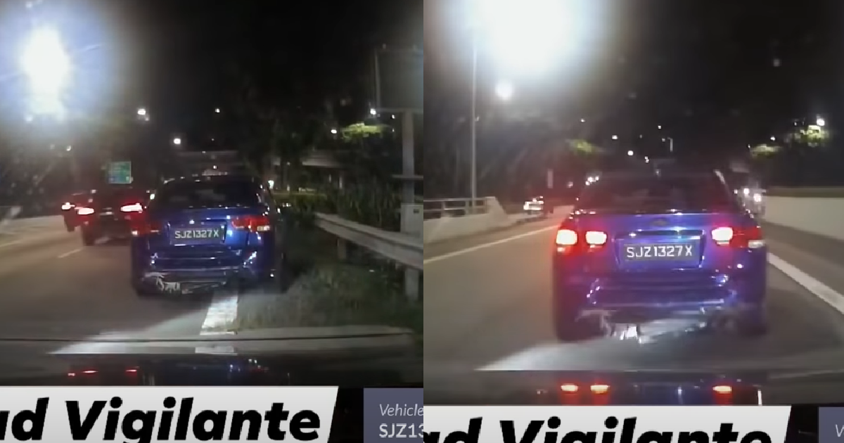 KIA OVERTAKES DRIVER BEFORE EBRAKE ON AYE. MOANS IN PAIN AS CAR SMASHES INTO KIA