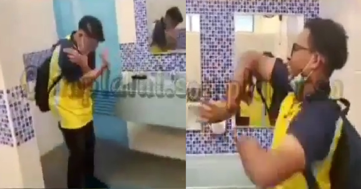 STEP UP SG: STUDENTS HAVING A DANCE BATTLE INSIDE TOILET