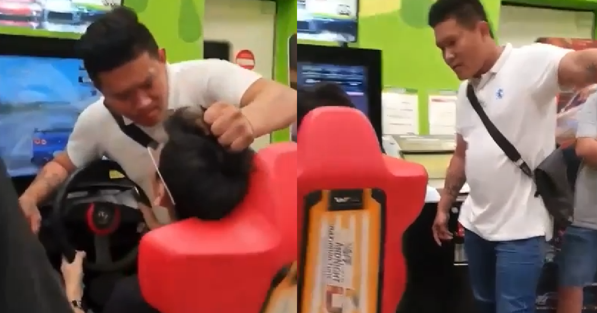 M’SIAN AH BENG BULLY BOY AT IPOH ARCADE. ASK HIM GO OUT SETTLE BUT BOY DONT CARE