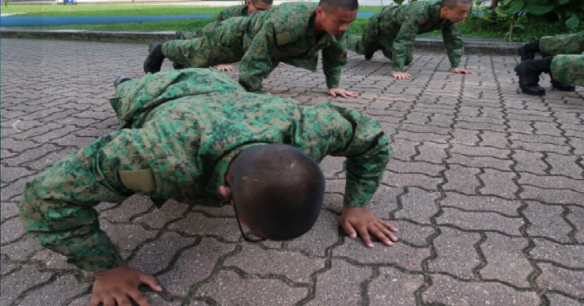 S’PORE GUY QUESTIONS NEED FOR NS, SAYS HE IS TREATED LIKE SLAVE INSIDE CAMP