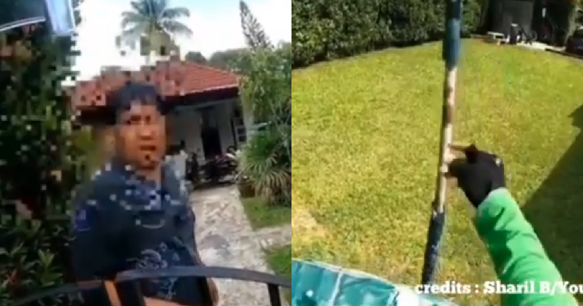 GRABFOOD RIDER GIVEN PERMISSION TO JUMP ON CUSTOMER’S TRAMPOLINE