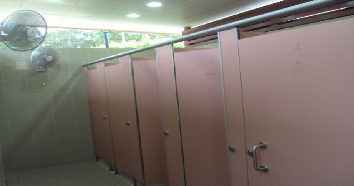 GUY HIDES INSIDE FEMALE TOILET IN MIDDLE OF THE NIGHT TO MOLEST WOMAN