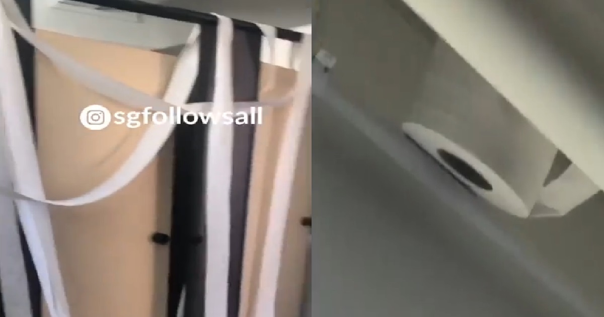 YOUNG PUNKS VANDALIZE TOILET, HANG TOILET PAPER OVER CUBICLES AND CEILING