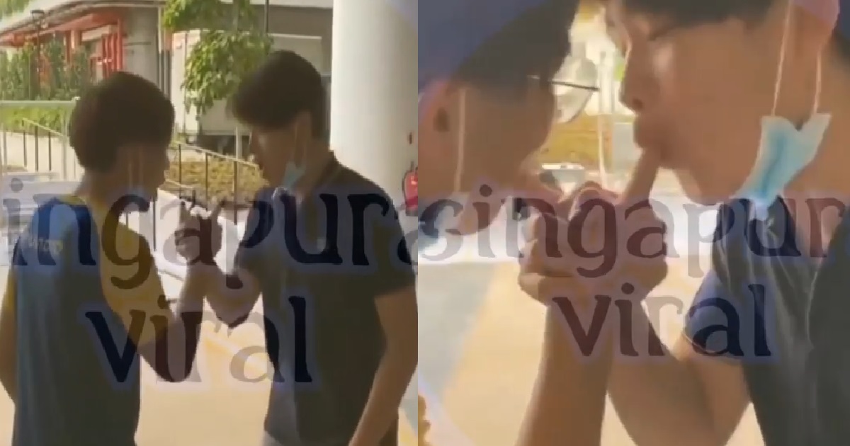 YOUNG PUNKS GREET EACH OTHER BY SUCKING ON EACH OTHER’S FINGER