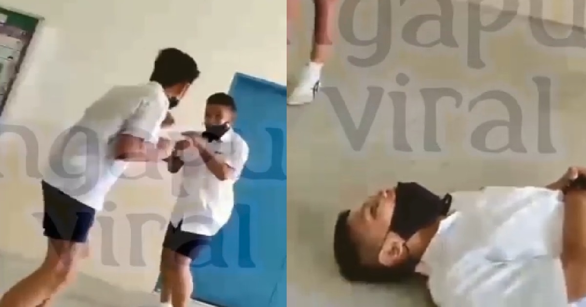 YOUNG PUNKS FIGHTING, GUY FIGHT UNTIL TOO TIRED, LIE DOWN ON FLOOR TO SLEEP