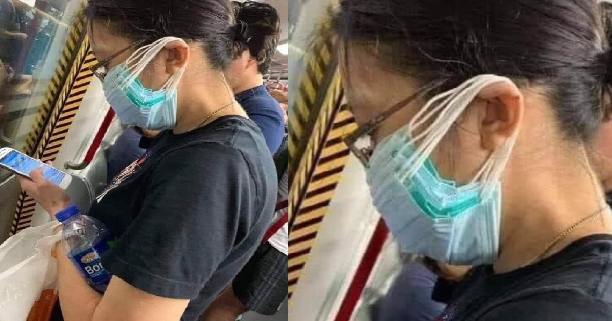 AUNTIE WEAR THE WORLD’S SUPPLY OF MASKS ON HER FACE, COVID-19 LOSE ALREADY