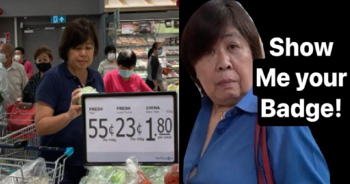 “NO BADGE NO TALK” WOMAN BACK AT IT AGAIN! SHOPPING AT SUPERMARKET WITHOUT MASK