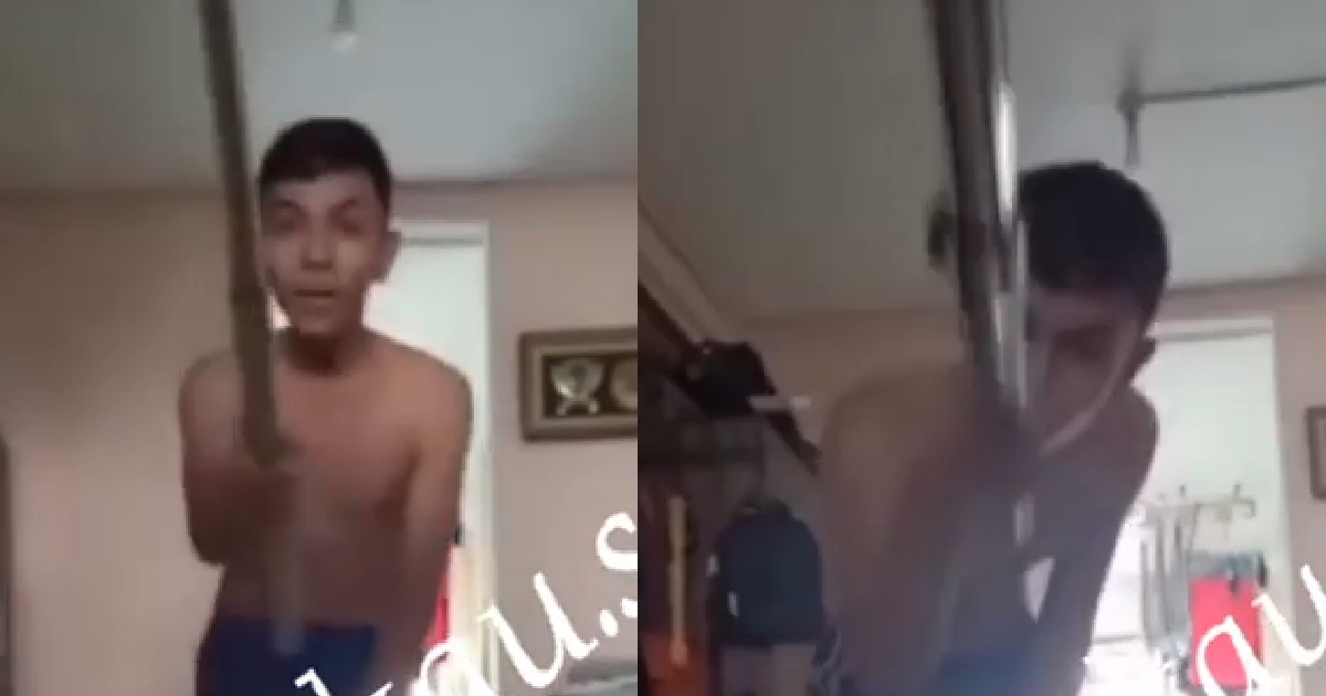 YOUNG PUNK HOLD PIPE AS WEAPON, CHALLENGE HIS RIVAL – TECK WHYE LANE VS BEDOK