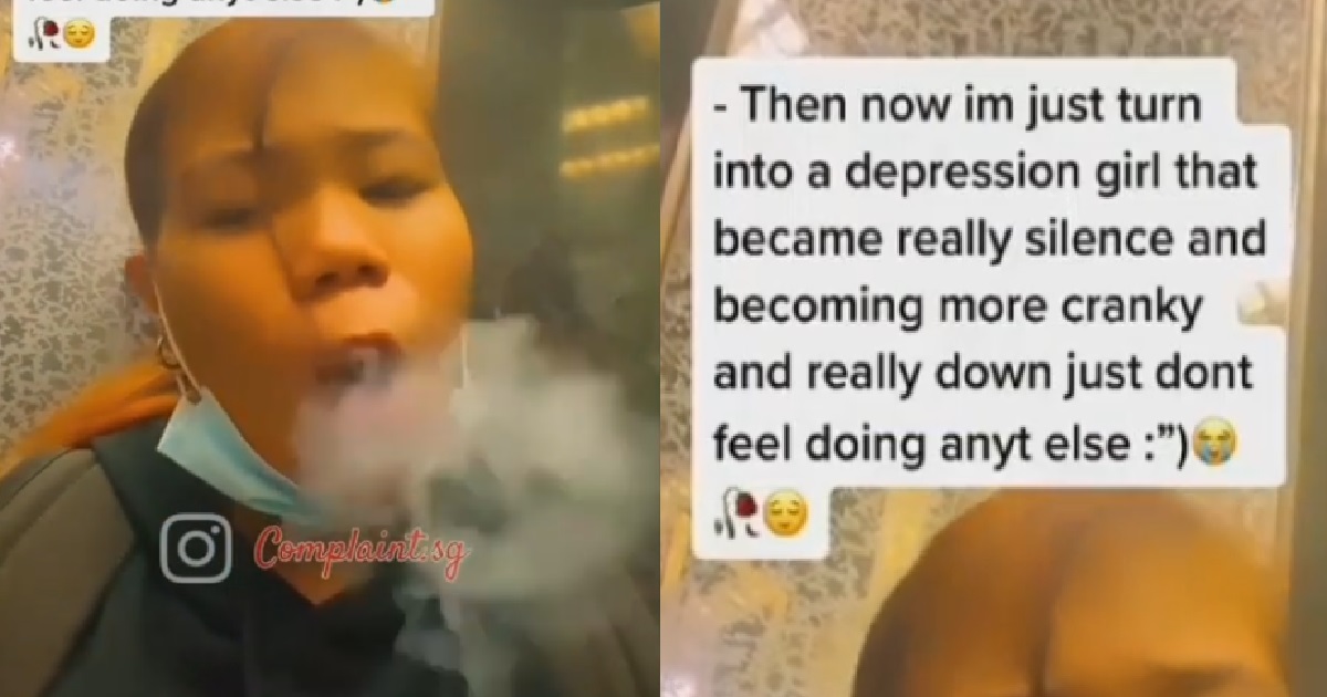 MINAH SMOKE INSIDE LIFT BECAUSE DEPRESSED AND “BECAME REALLY SILENCE”