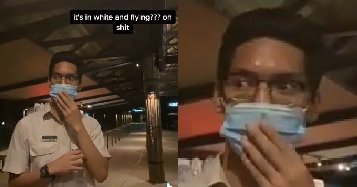 NIGHT SAFARI GUESTS ASK STAFF ABOUT “WHITE FLYING ANIMAL”, DIDN’T REALIZE ITS A PONTIANAK