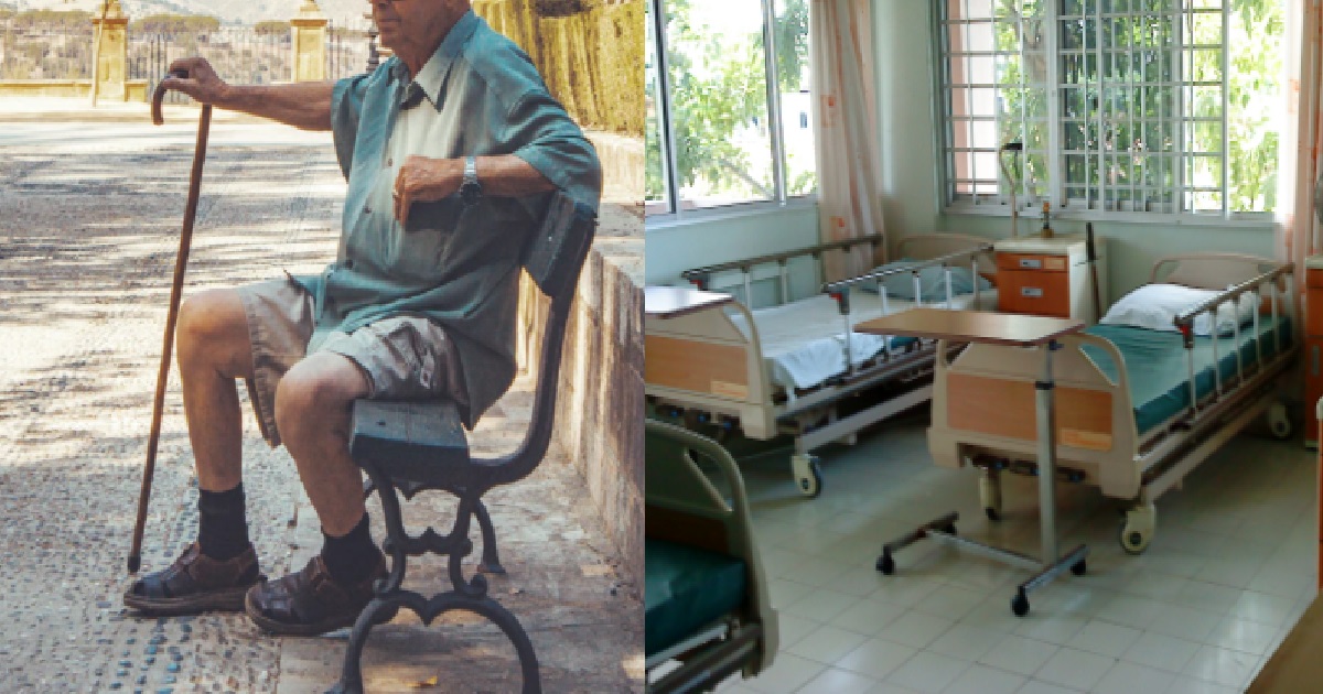 93 Y.O AH-PEK TAKE HIS WALKING STICK HENTAM HIS ROOMMATE, JAILED