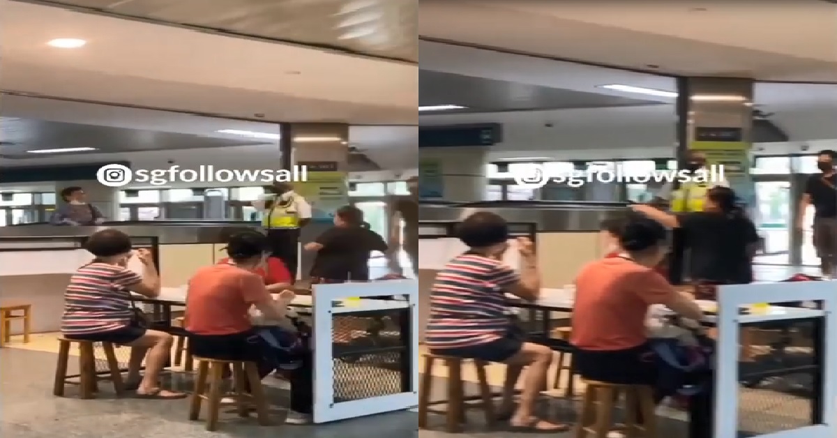 EPIC FIGHT BETWEEN AUNTIES AT INTERCHANGE, SPIT AT EACH OTHER