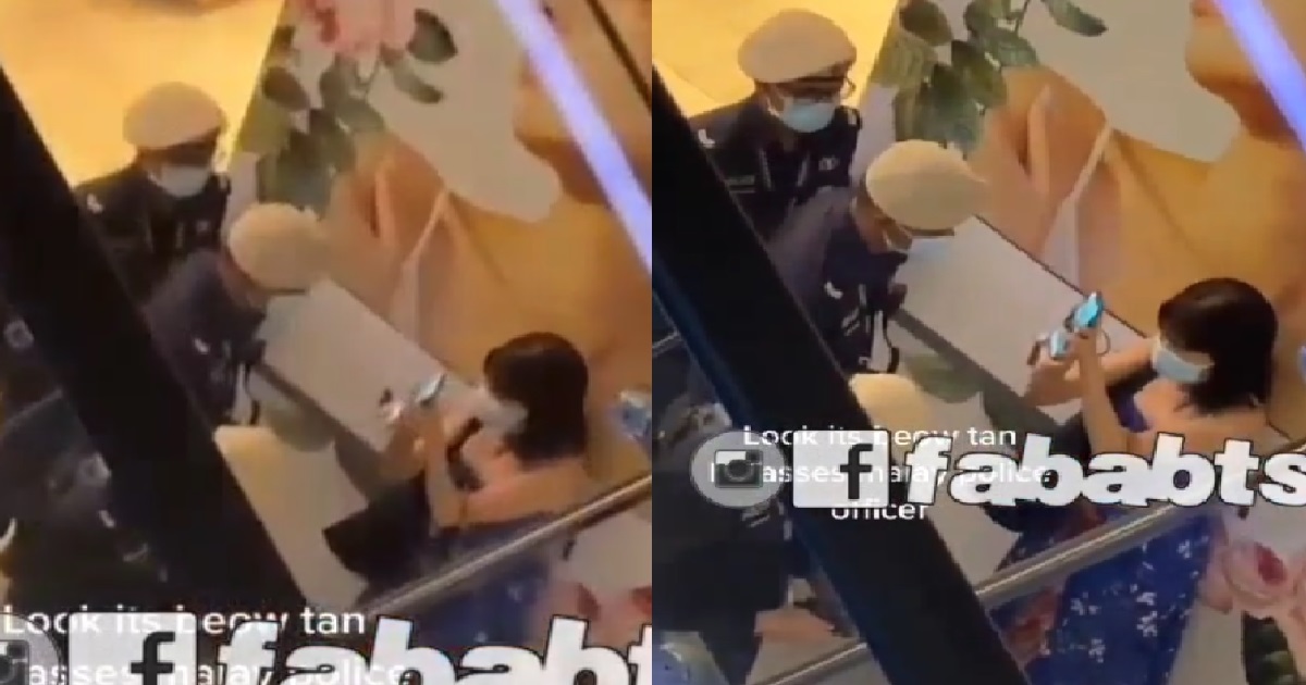 INFAMOUS BEOW TAN KENA SPOT CHECK ON PHONE BY POLICE AFTER HARASSING OTHERS