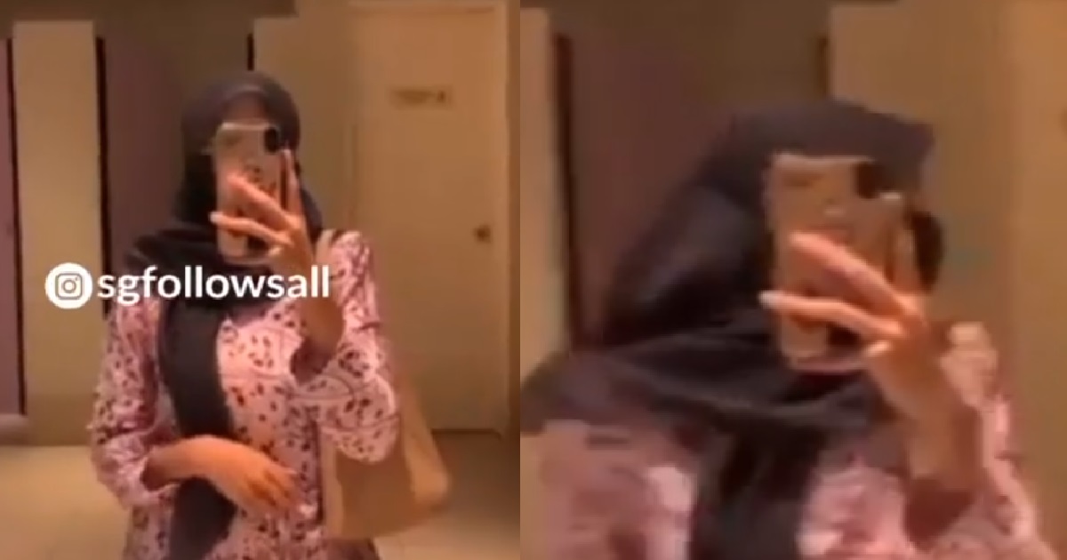 GIRL TAKING SELFIE IN TOILET, KENA STARTLED BY THUNDEROUS PANGSAI SOUNDS