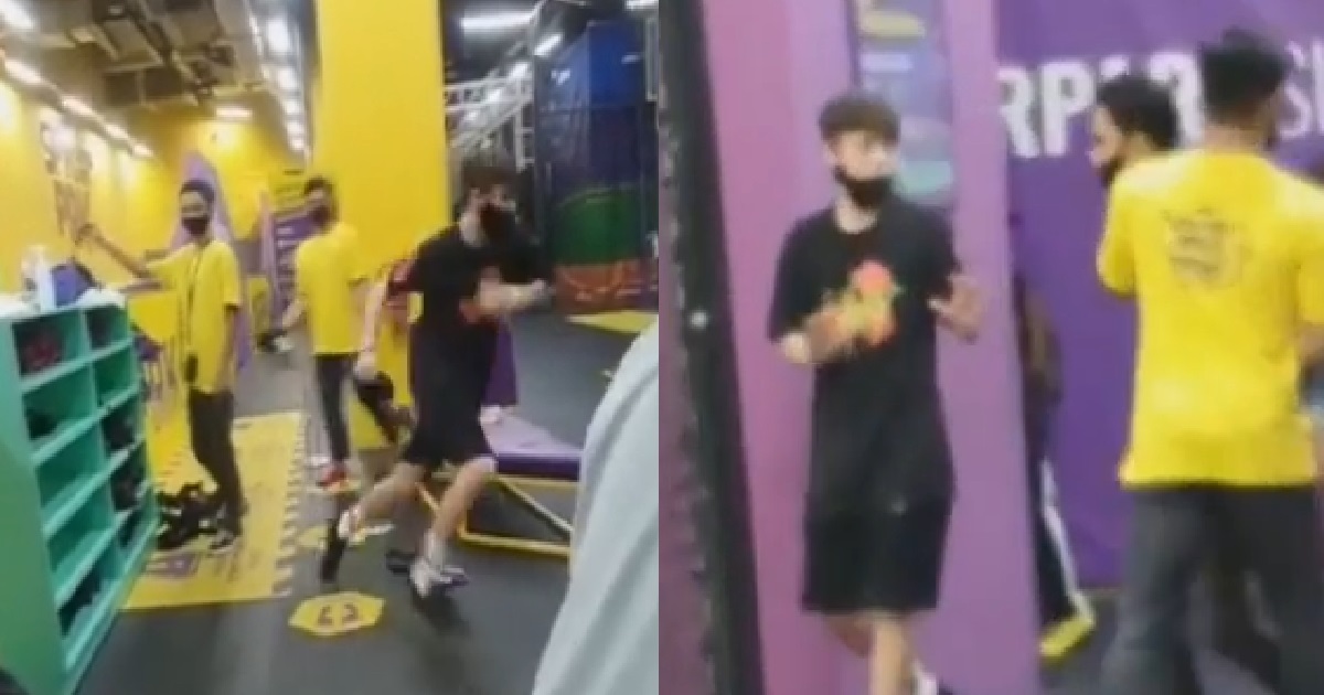 ANG MOH YP STEALS GUY’S HAT & RUNS AWAY, ANGRY GUY: “OI! WHAT IS YOUR PROBLEM!”