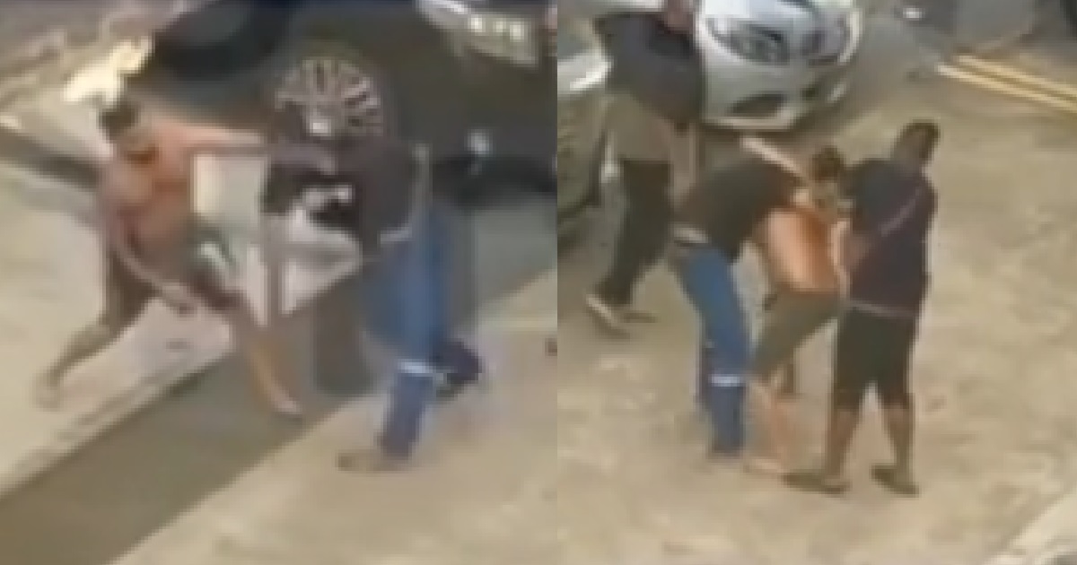 AH BENG SOLO FIGHT 2 PEOPLE, FELLA SCREAMING LIKE PONTIANAK: “AAAH AAAH AAAH!”