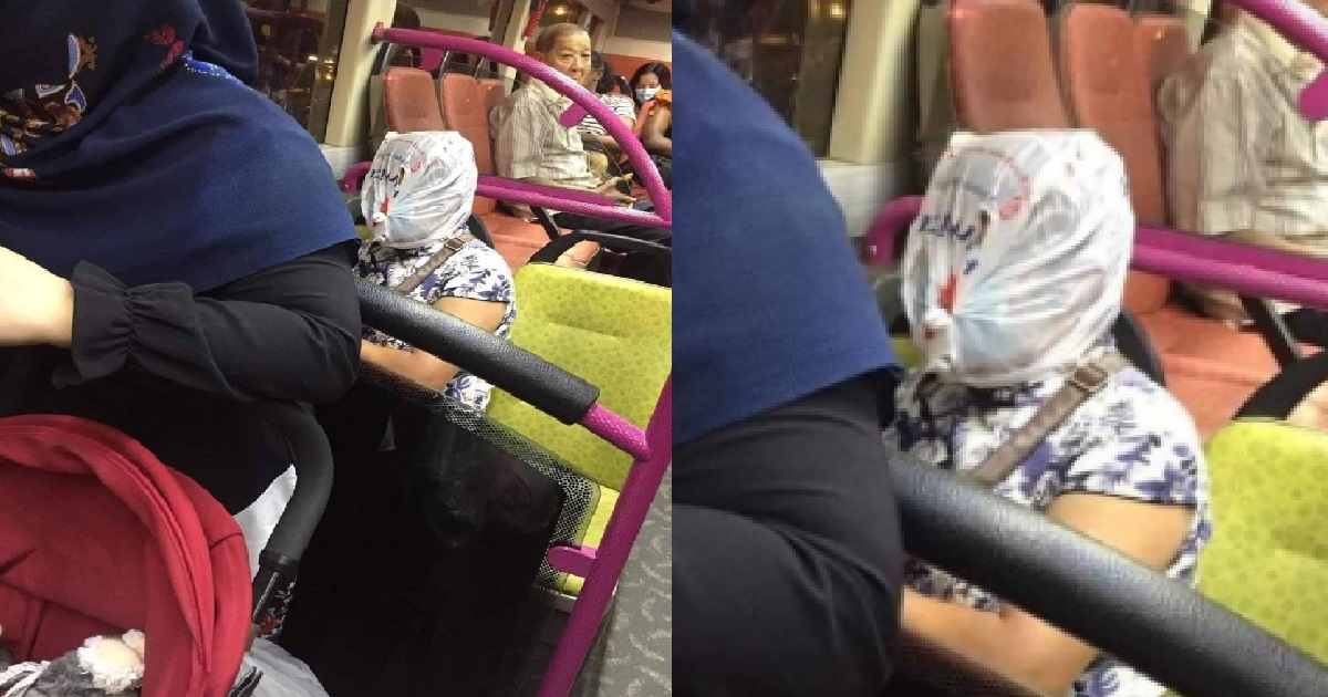 AUNTIE USE PLASTIC BAG TO PLAY HIDE-AND-SEEK WITH COVID-19