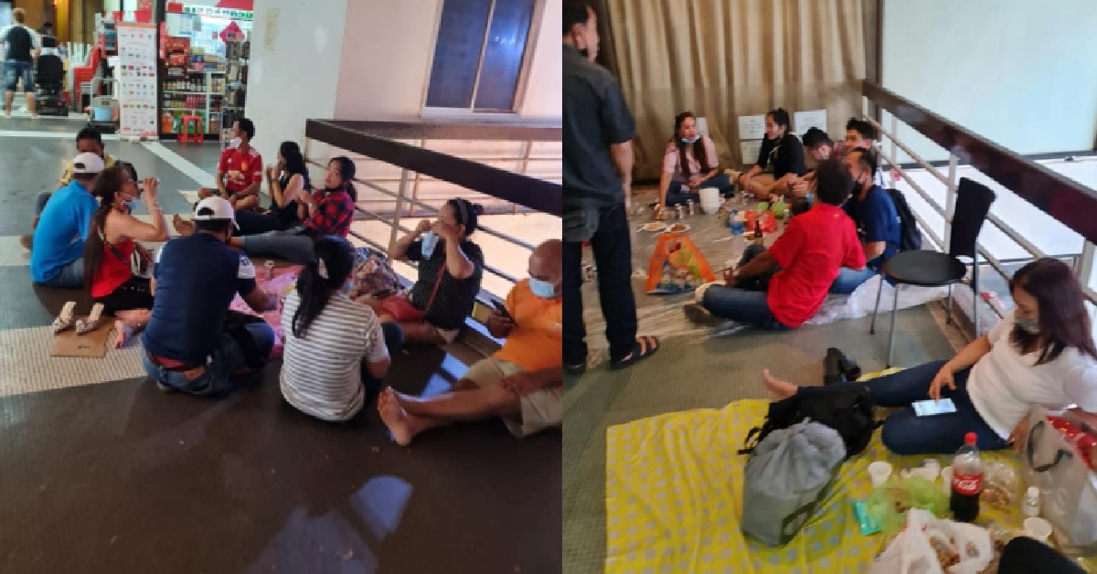 SIAM BUS AND SIAM KIAS HAVING A LARGE GROUP PICNIC AT GOLDEN MILE