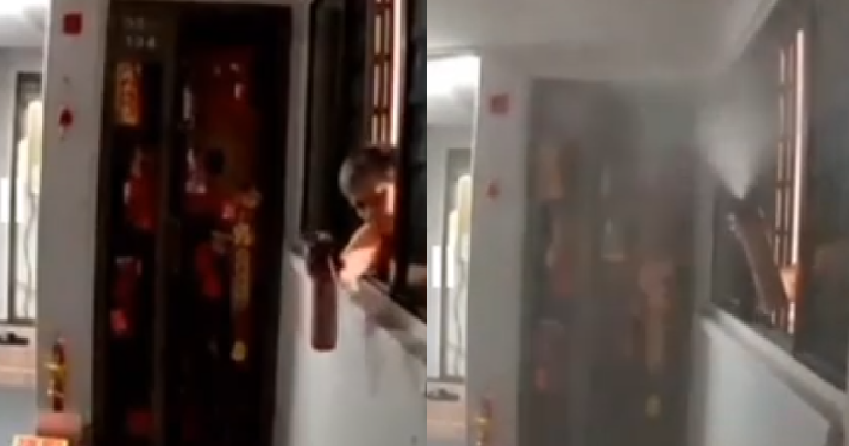 NEIGHBOUR PROVOKES FAMILY BY SPRAYING INSECTICIDE TO PREVENT THEM FROM SLEEPING