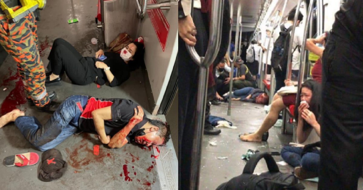 HORRIFIC CRASH BETWEEN 2 LRT TRAINS, MORE THAN 210 PEOPLE INJURED