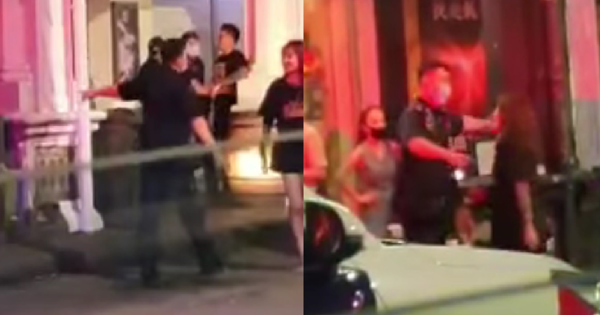 AH LIAN WHO FOUGHT OUTSIDE PUB, SHOUTING: “EH F**K YOUR MOTHER!” ARRESTED