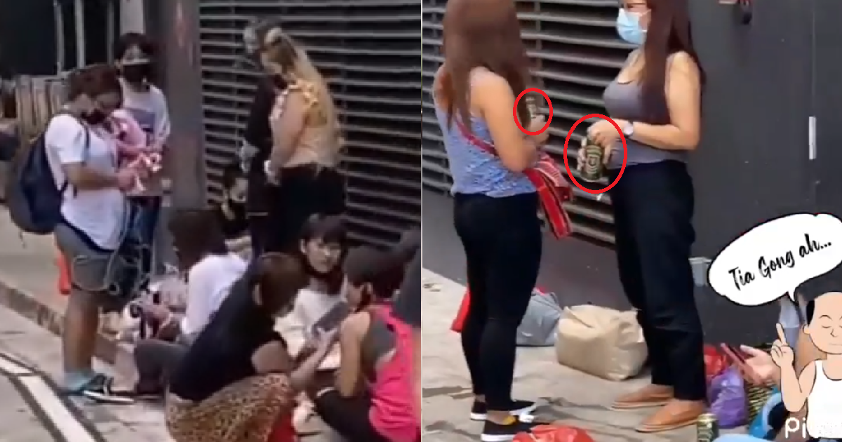 MAIDS STILL HOLD ALCOHOL INFUSED PARTIES DURING COVID PERIOD AT FUNAN MALL