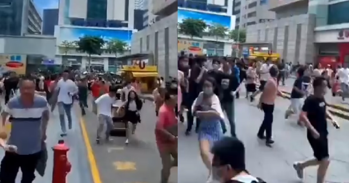 MASS PANIC AS SKYSCRAPER MYSTERIOUSLY STARTS SHAKING DESPITE NO EARTHQUAKES