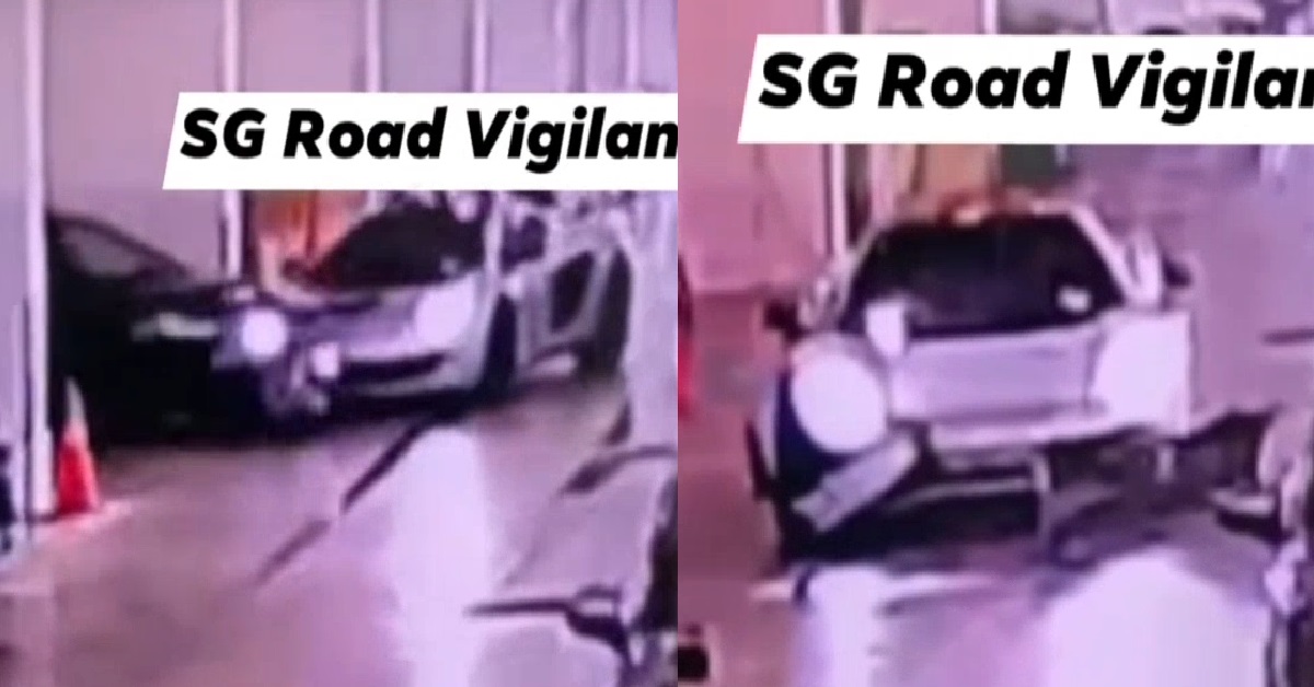 MCLAREN DRIVER LOST CONTROL, CRASH INTO PARKED CAR, FRONT DESTROYED