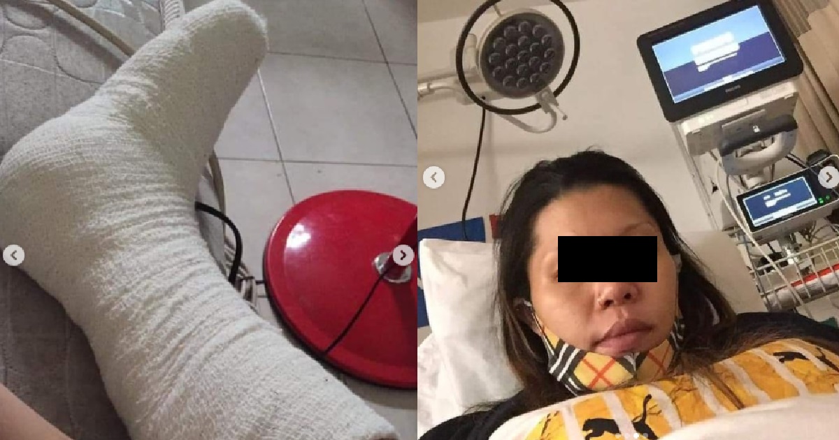 9 MONTHS PREGNANT WOMAN ALLEGEDLY HIT BY PMA RIDER, LEG FRACTURED & HOSPITALIZED
