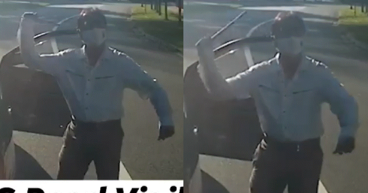 DRIVER THREATEN WITH METAL POLE AFTER BEING HONKED AT