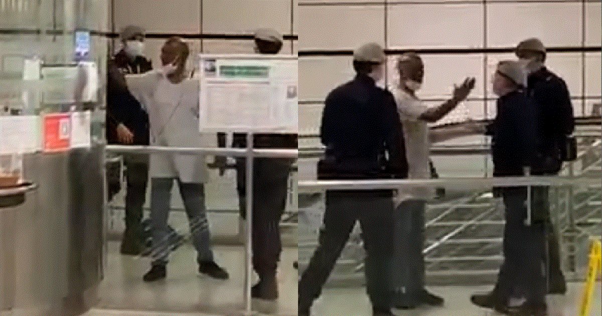 POLICE “RETREATS” AFTER DRUNK MAN CAUSES PUBLIC NUISANCE AT MRT