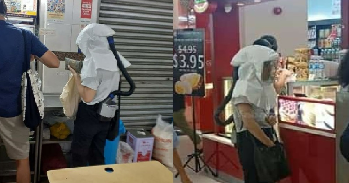 KIASI WOMAN WEAR HALF OF HAZMAT SUIT FOR 500% PROTECTION FROM COVID-19