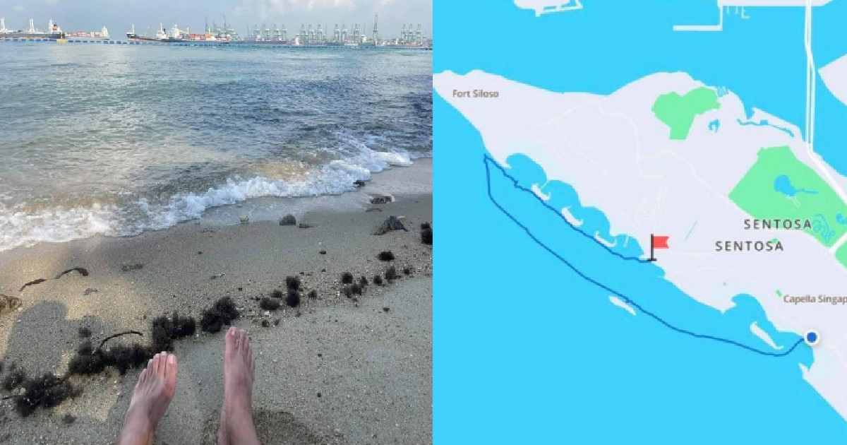 GUY ALMOST DIES SWIMMING AT SENTOSA, GOT SUCKED BY WATER CURRENT
