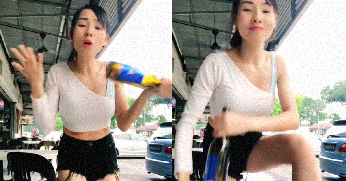 VIET BEER LADY SHAKES HER DESTER BEER SO UNCLES CAN VISIT HER AT DEFU LANE