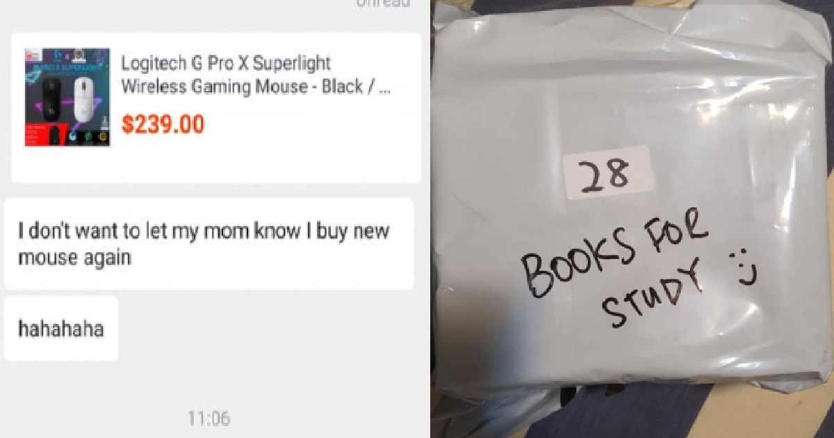 FELLA BUY $240 MOUSE DON’T WANT MOTHER TO KNOW, SELLER WRAP ITEM AS “BOOKS FOR STUDY”