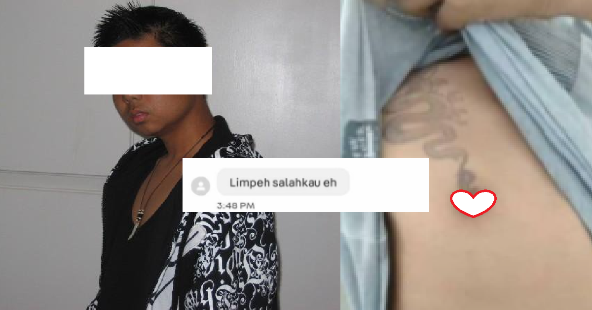 369 GANGSTER SHOWS HIS TATTOO TO CAROUSELL BUYER AFTER ARGUING OVER PURCHASE