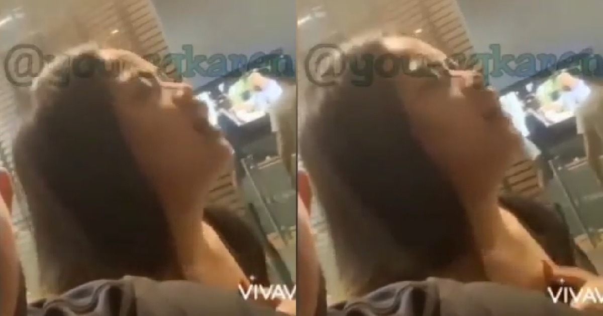 GIRL MOANING AND BOUNCING UP & DOWN IN PUBLIC FOR FRIEND