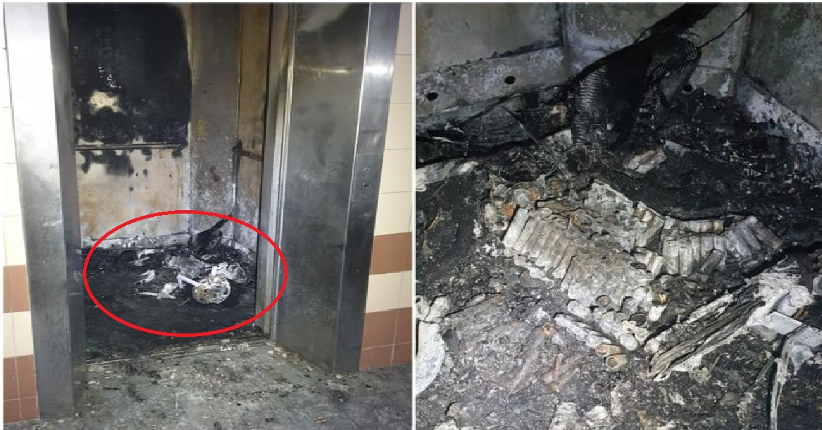 20 Y.O DIES AFTER PMD CAUGHT FIRE IN WOODLANDS HDB LIFT