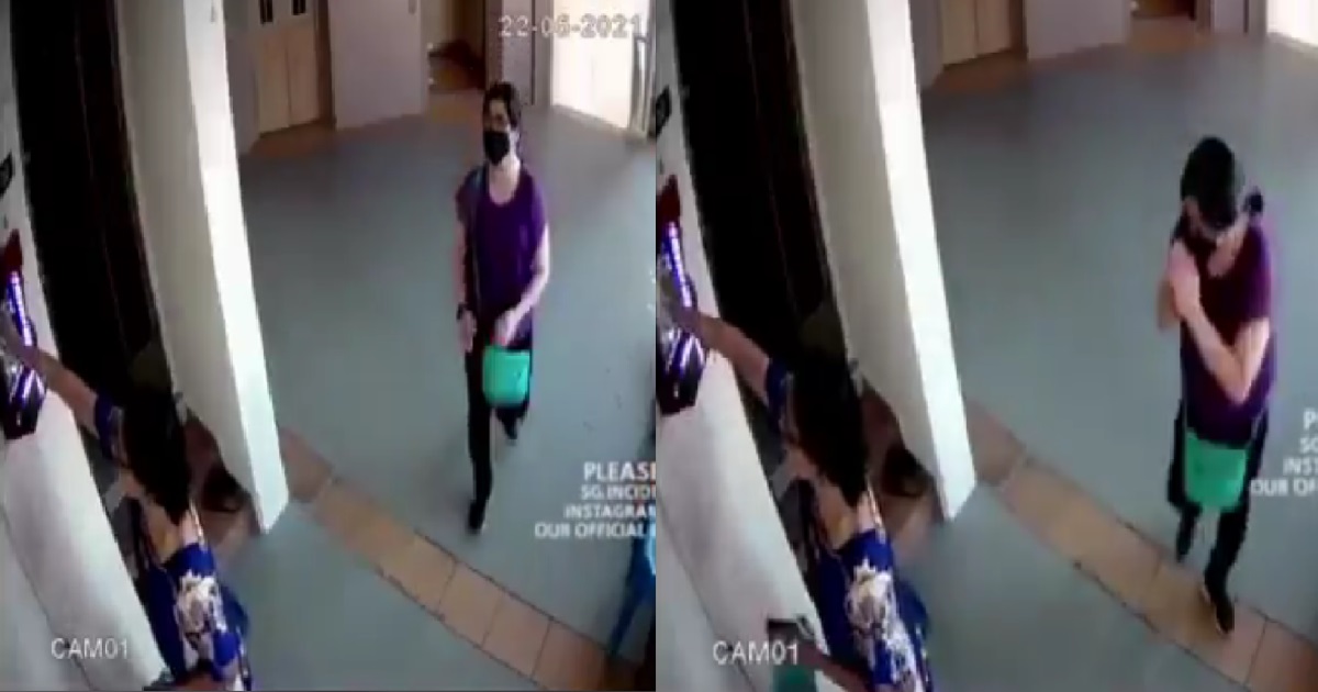 CHINESE WOMAN PAYS RESPECT TO INDIAN NEIGHBOUR’S DEITY WHEN PASSING BY