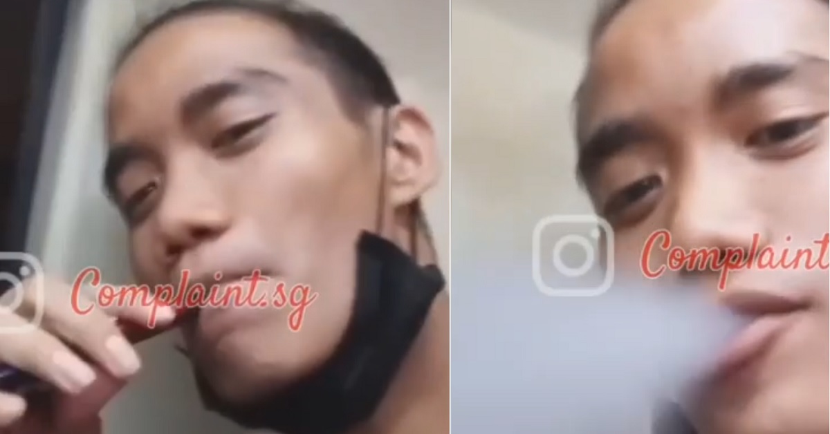 YP VAPES IN PUBLIC BUS AND THINKS IT’S COOL TO BLOW AT OTHERS