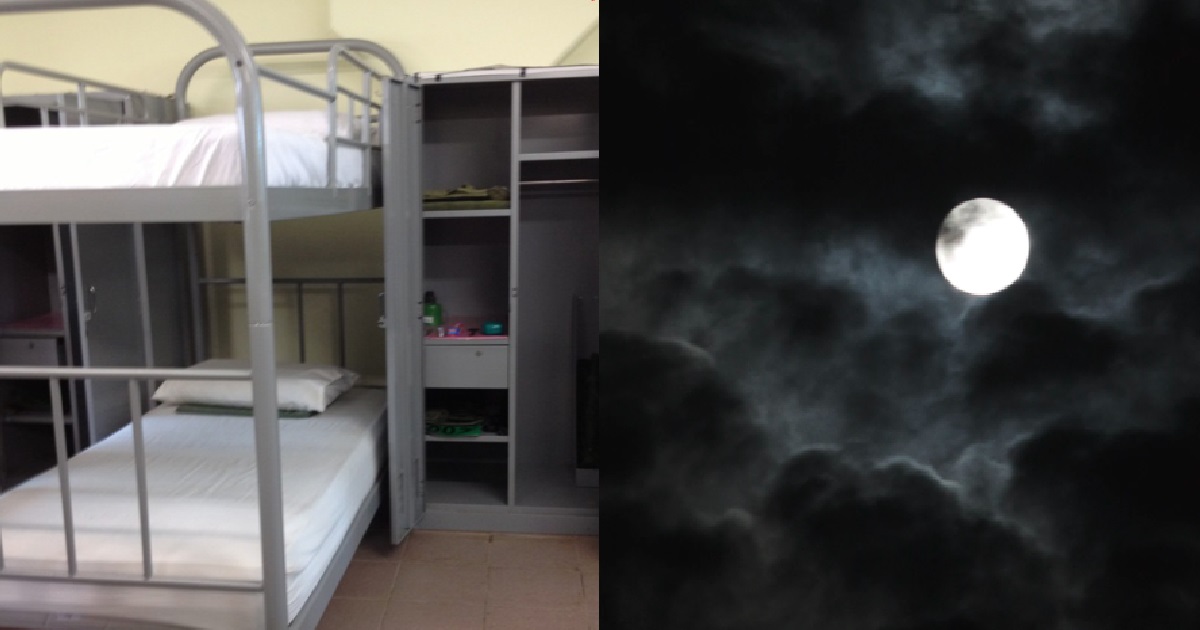GUY WOKEN UP BY GHOST SHAKING HIS BED AT 2AM INSIDE BUNK