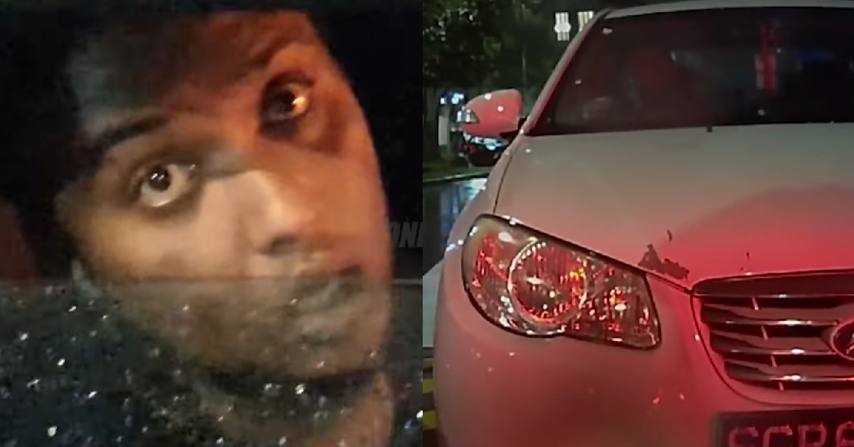 MAN TAILGATES TO GET FREE PARKING, GET CAUGHT AND CONFRONTED