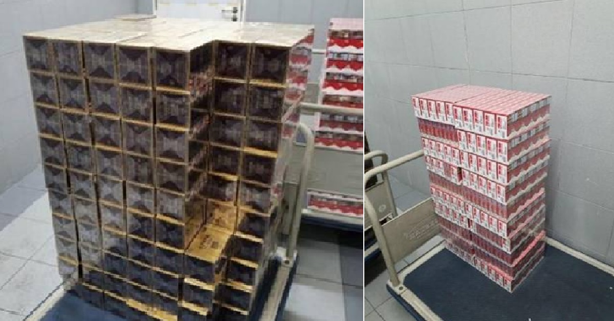 SG REGISTERED VESSEL CAUGHT WITH 364 CARTONS OF CONTRABAND
