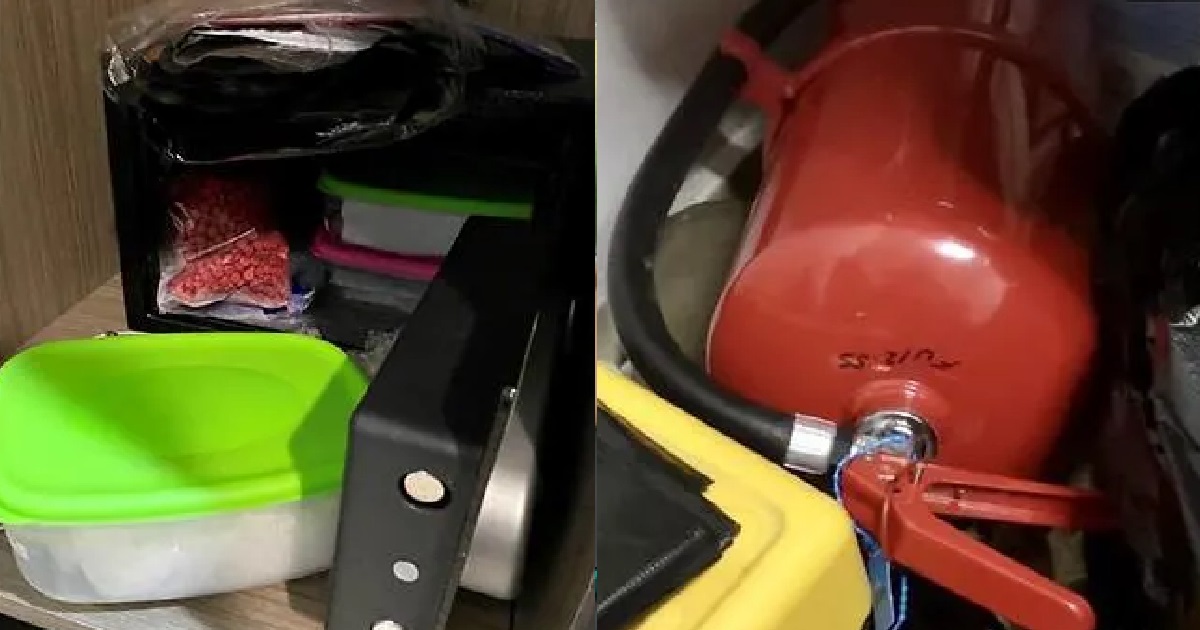 FIRE EXTINGUISHER MODIFIED TO SMUGGLE DRUGS INTO S’PORE, SYNDICATE BUSTED