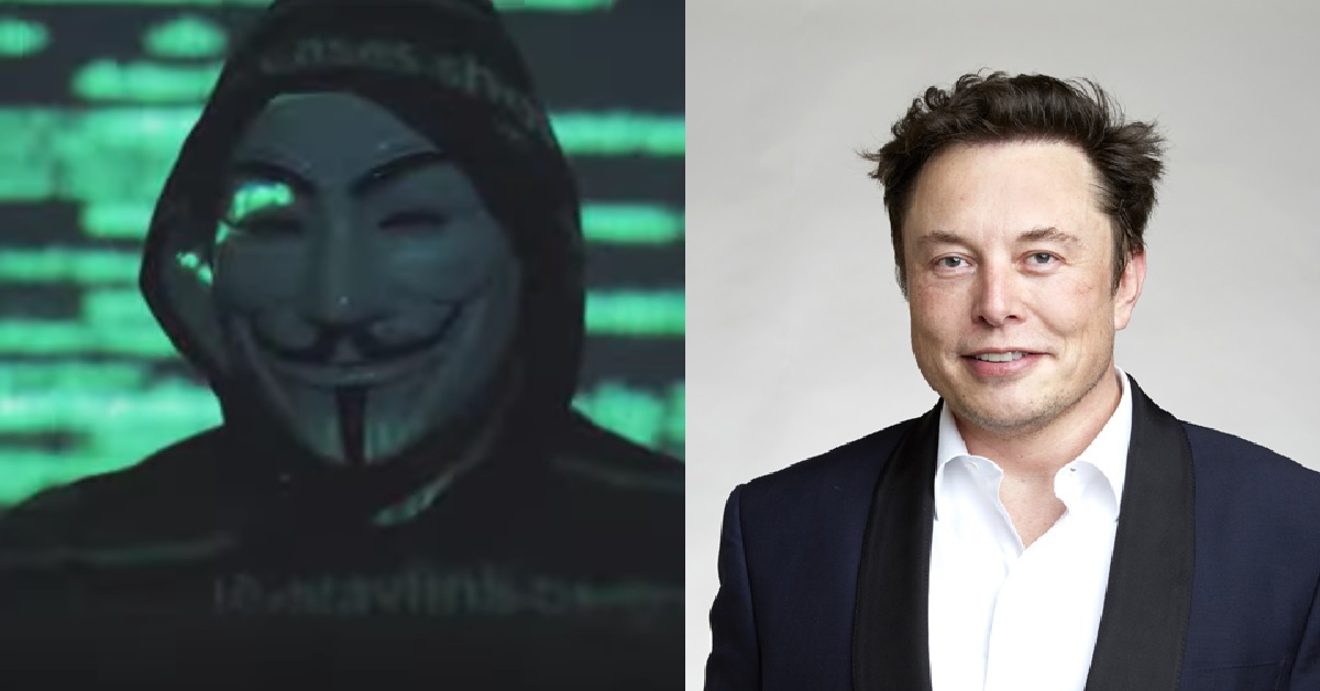 HACKER “ANONYMOUS” TELLS ELON MASK TO EXPECT THEM
