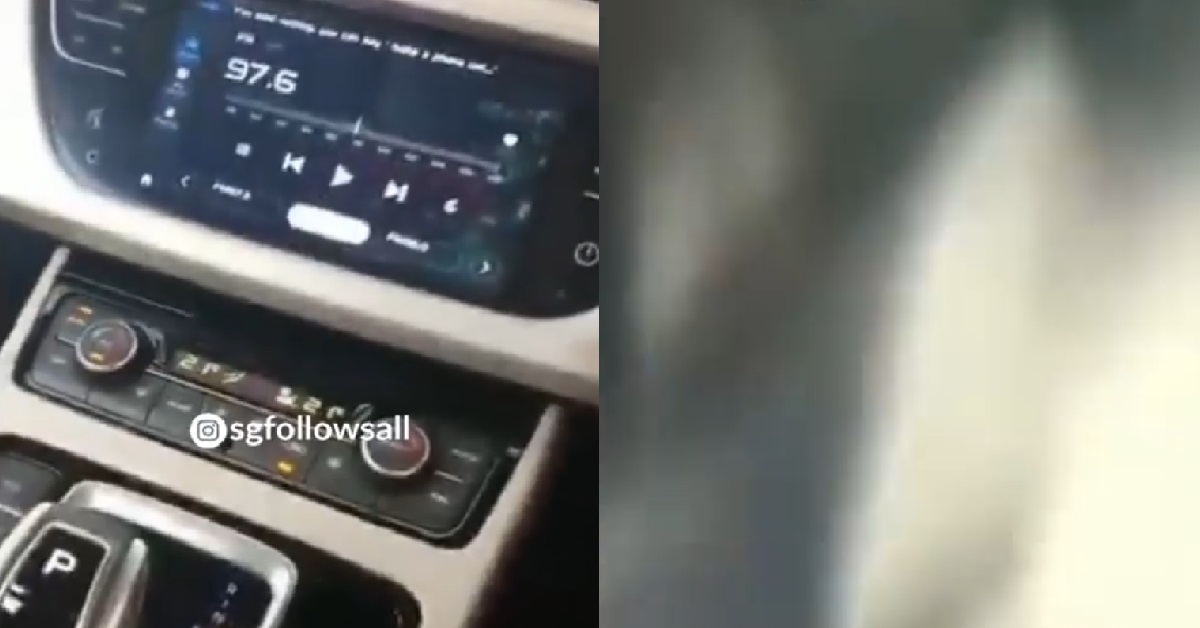 GUY ASK HIS CAR TO OPEN AIRBAG INSIDE, HIS AIRBAG REALLY OPEN