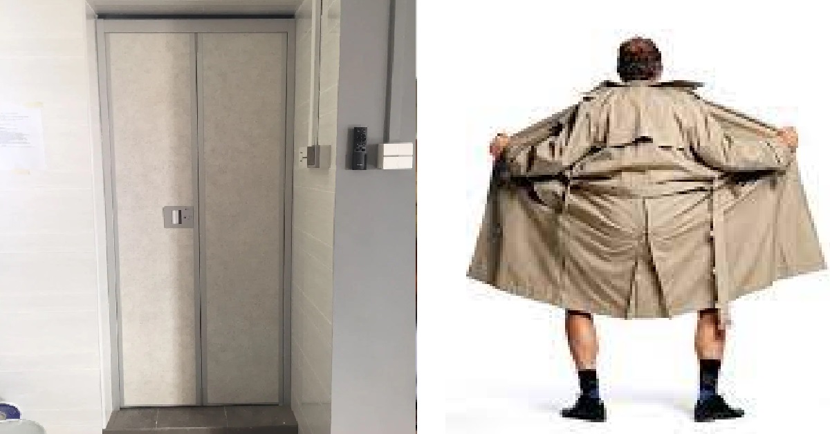 PERVERT EXPOSED HIMSELF TO WOMAN, SAYS WIND BLEW THE TOILET DOOR OPEN