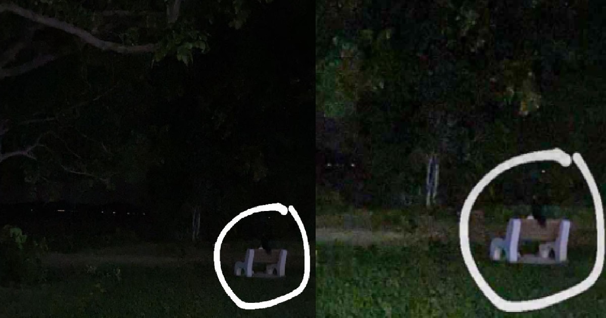 WOMAN JOGGING AT PARK, HEARS VOICE “CALLING” HER, SEES GHOST SITTING ON BENCH