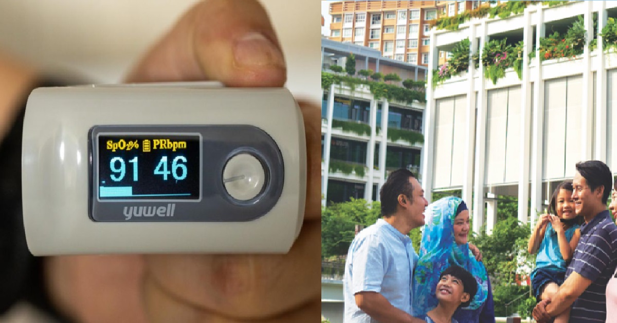 EVERY HOME IN S’PORE WILL BE GETTING AN “OXIMETER”, TO MONITOR BLOOD OXYGEN