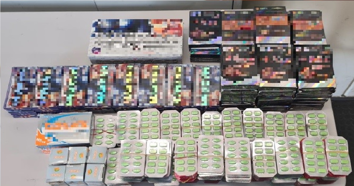 S*X DRUGS DECLARED AS “SNACKS” CAUGHT BEING SMUGGLED INTO S’PORE